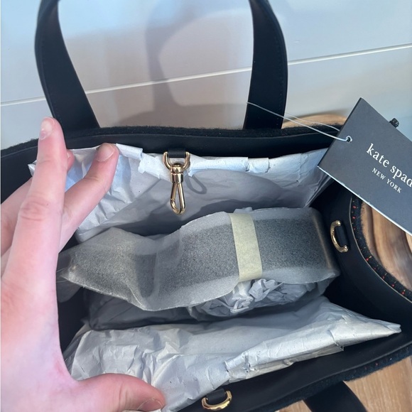 Kate Spade Manhattan Carnival Fair Isle Small Tote NWT - Picture 9 of 14